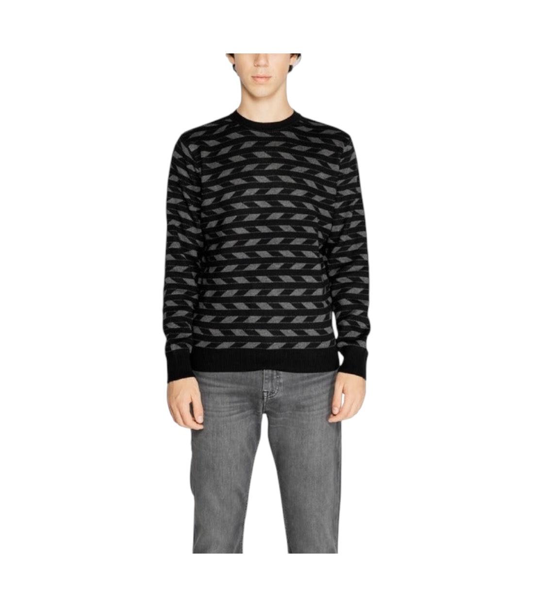 Antony Morato Zwart Blend Jumper Trui