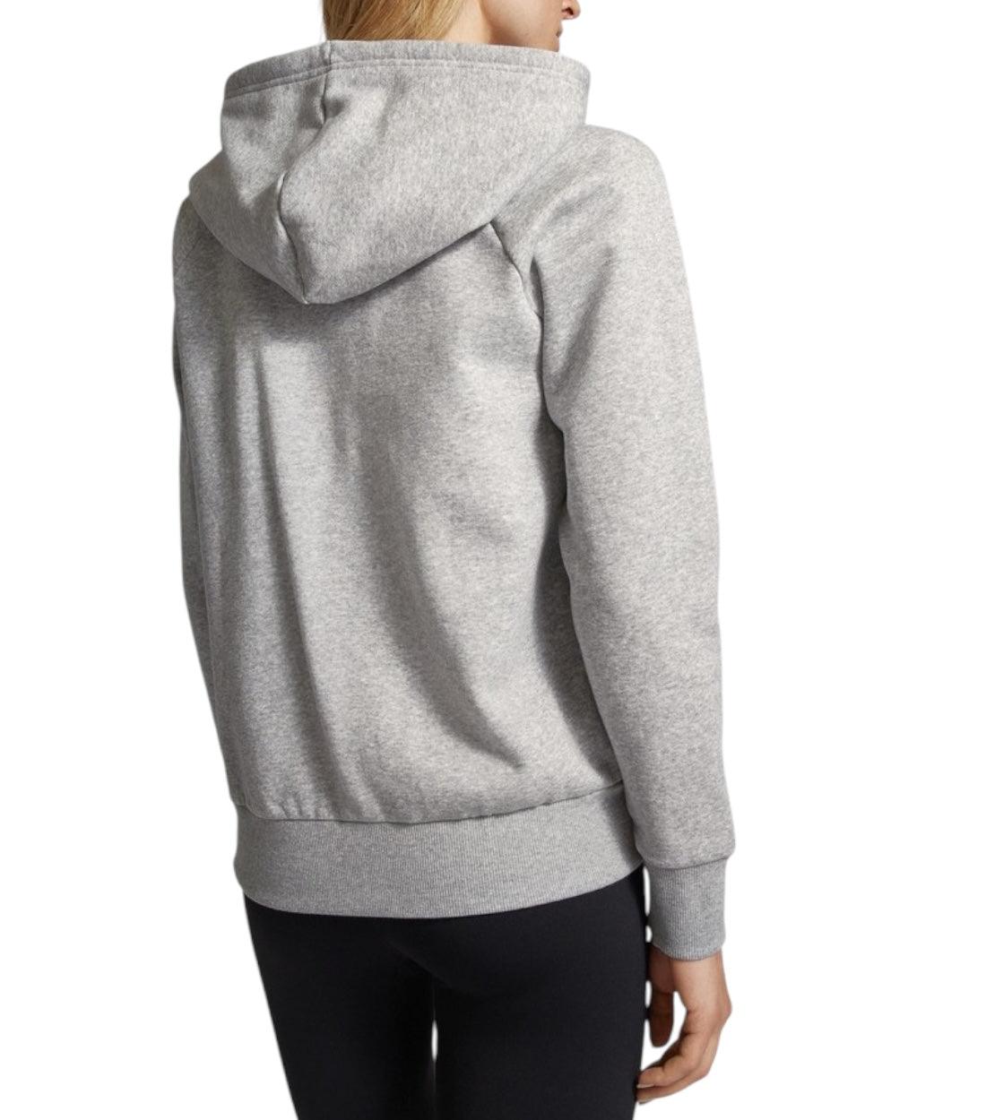 Under Armour Grijs Zipped Hoodie Met Logo