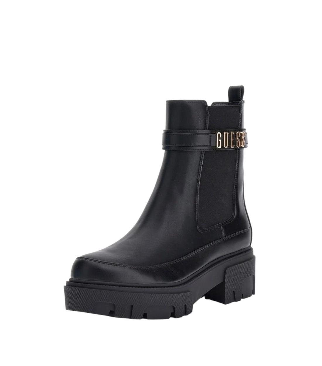 Guess Yelma Laarsjes Met Logo-opschrift
