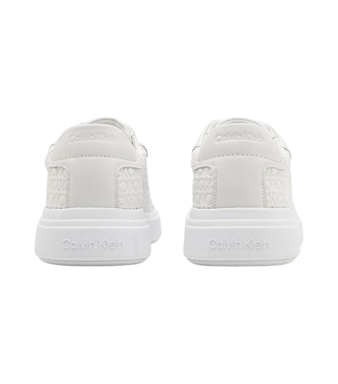 Calvin Klein Wit Sneakers Met Logoprint