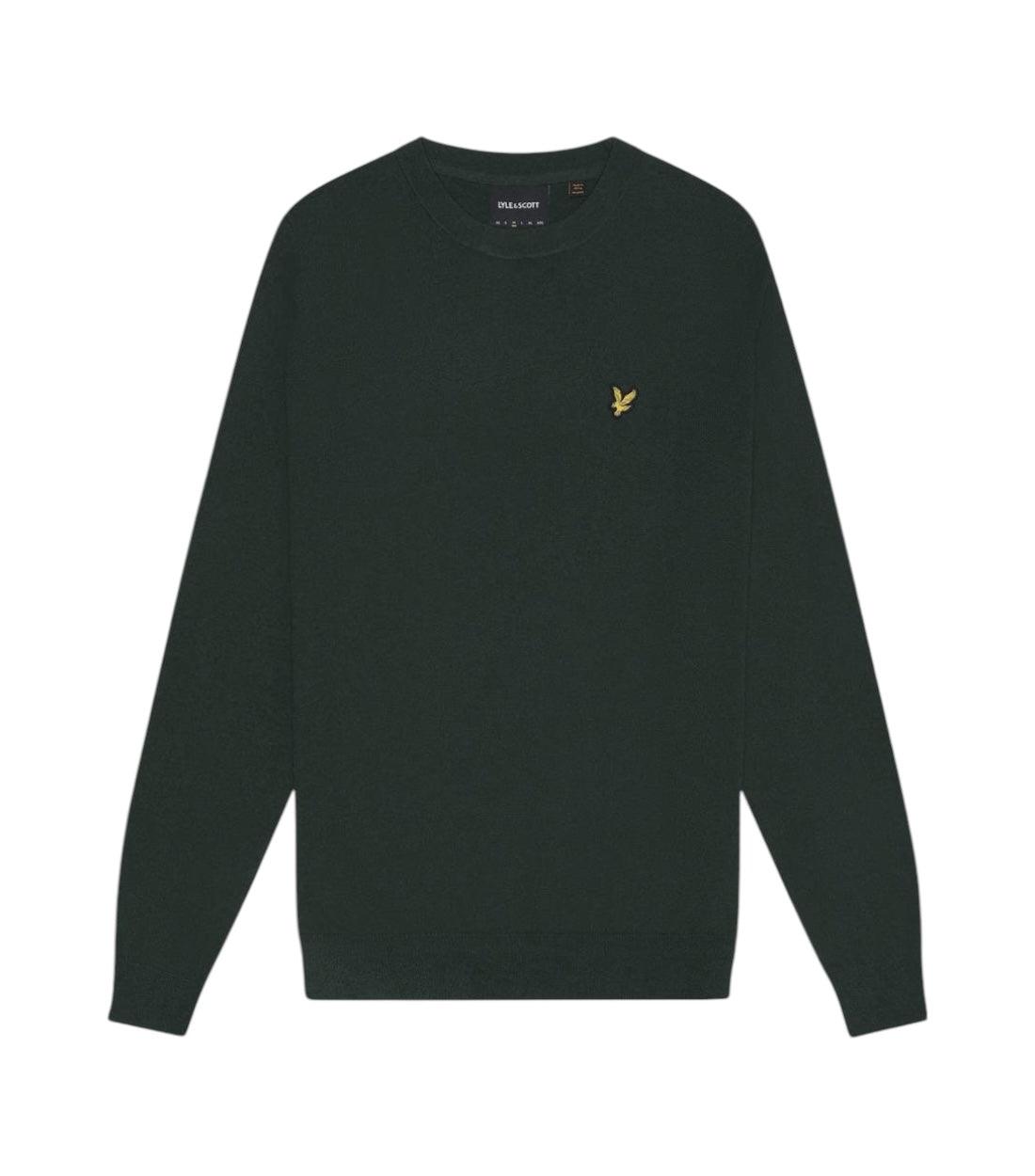 Lyle & Scott Groene Crew Neck