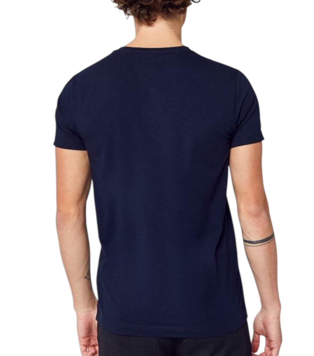 Tommy Hilfiger Jeans Blauw V-hals T-shirt