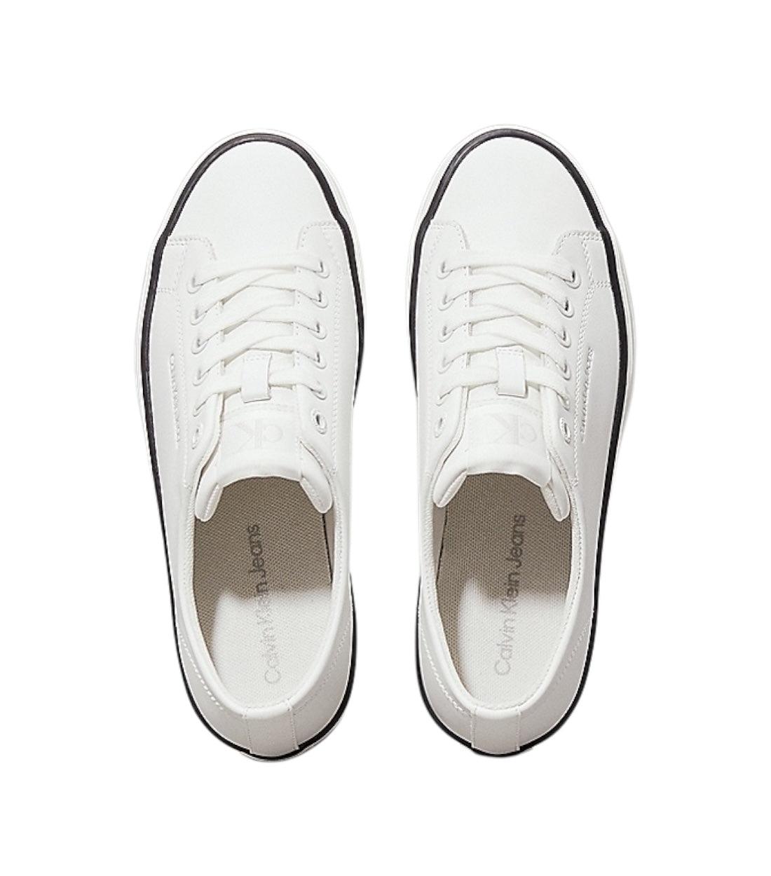 Calvin Klein Jeans Leren Plateau Sneaker