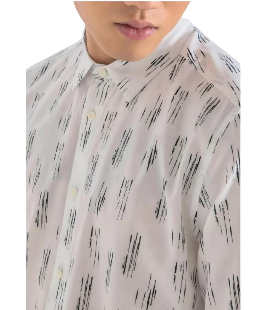 Antony Morato Wit Blouse Met Print