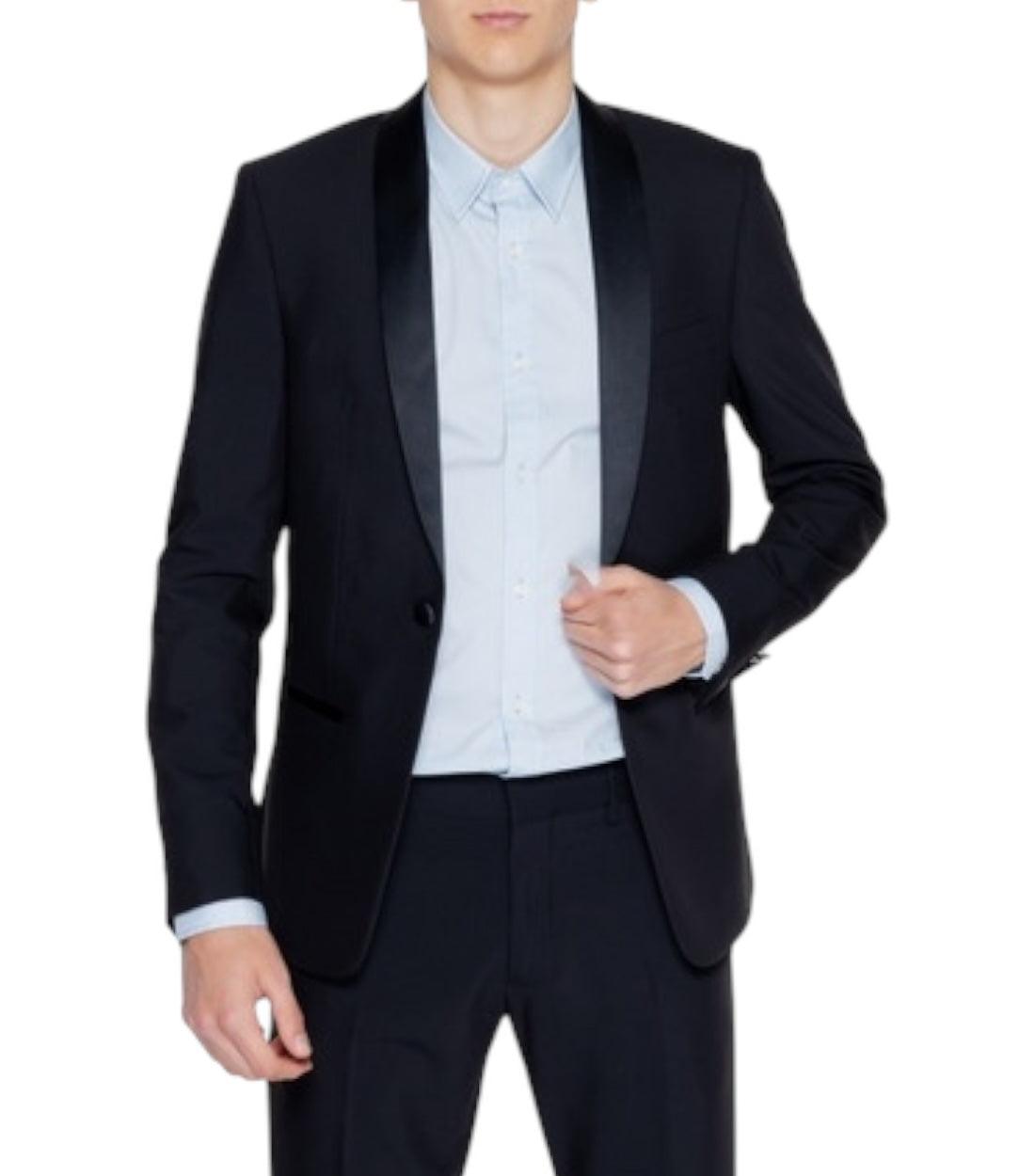 Antony Morato Zwart Blazer Met Details