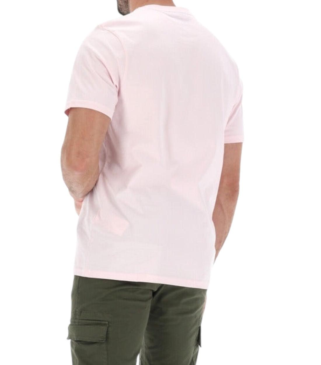 Lyle & Scott Roze T-shirt Met Logo