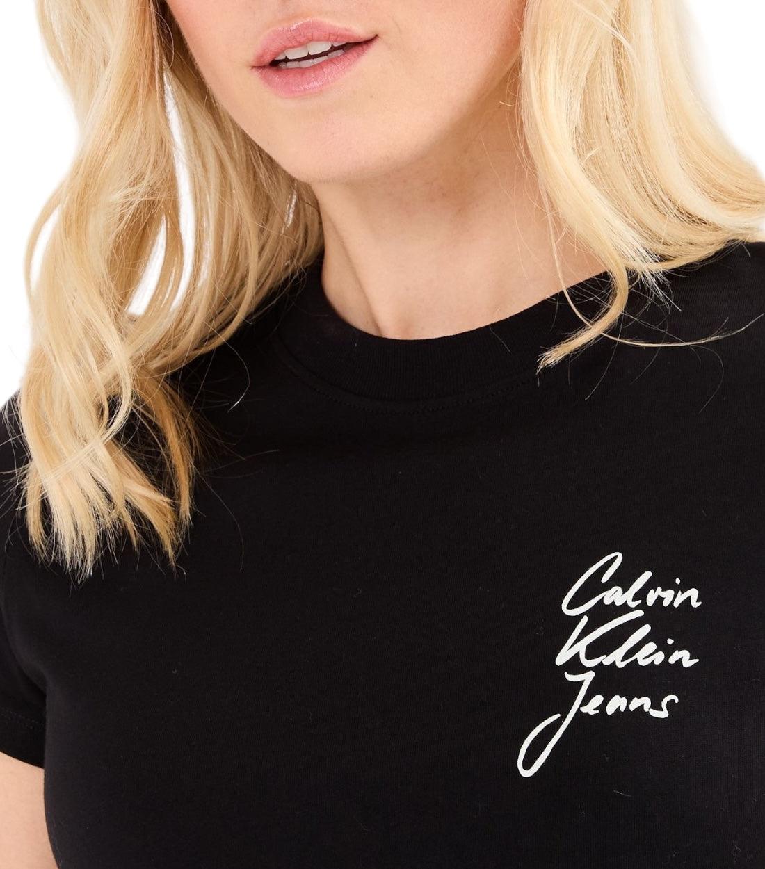 Calvin Klein Jeans Zwart T-shirt Met Logo