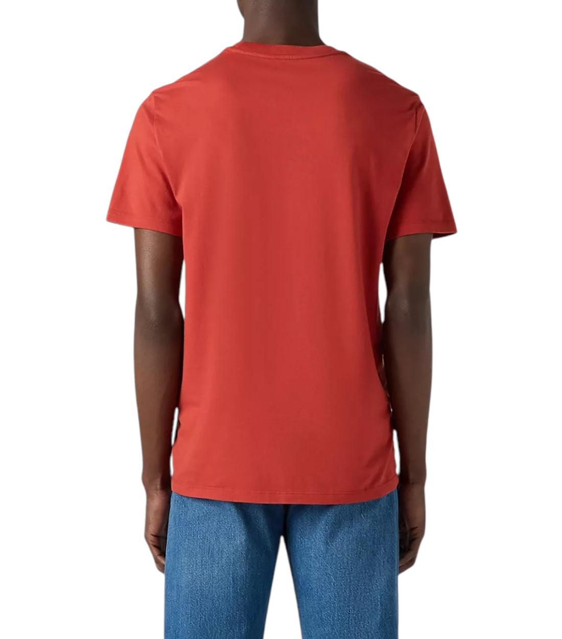 Levi`s Oranje Classic Housemark T-shirt Heren