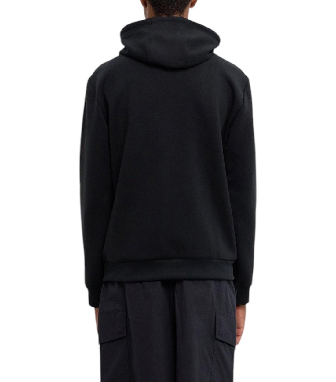 Ea7 Zwart FELPA Zipped Hoodie