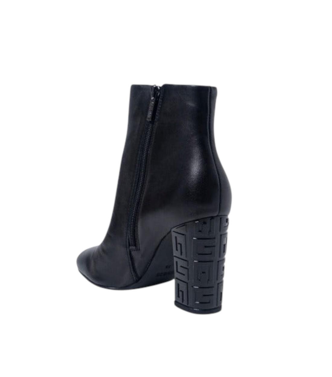Guess Zwart Laarzen Met Bedrukte Hak