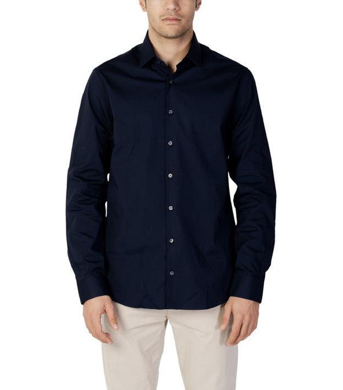 Calvin Klein Zakelijk Overhemd In Marineblauw