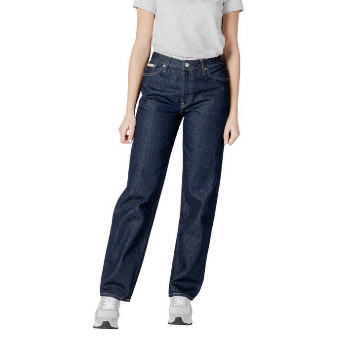 Calvin Klein Jeans Donkerblauw Denim Broek