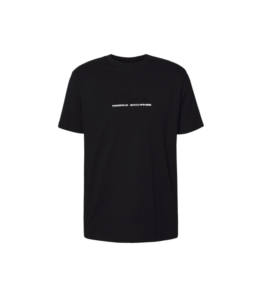 Armani Exchange Zwarte Print T-shirt