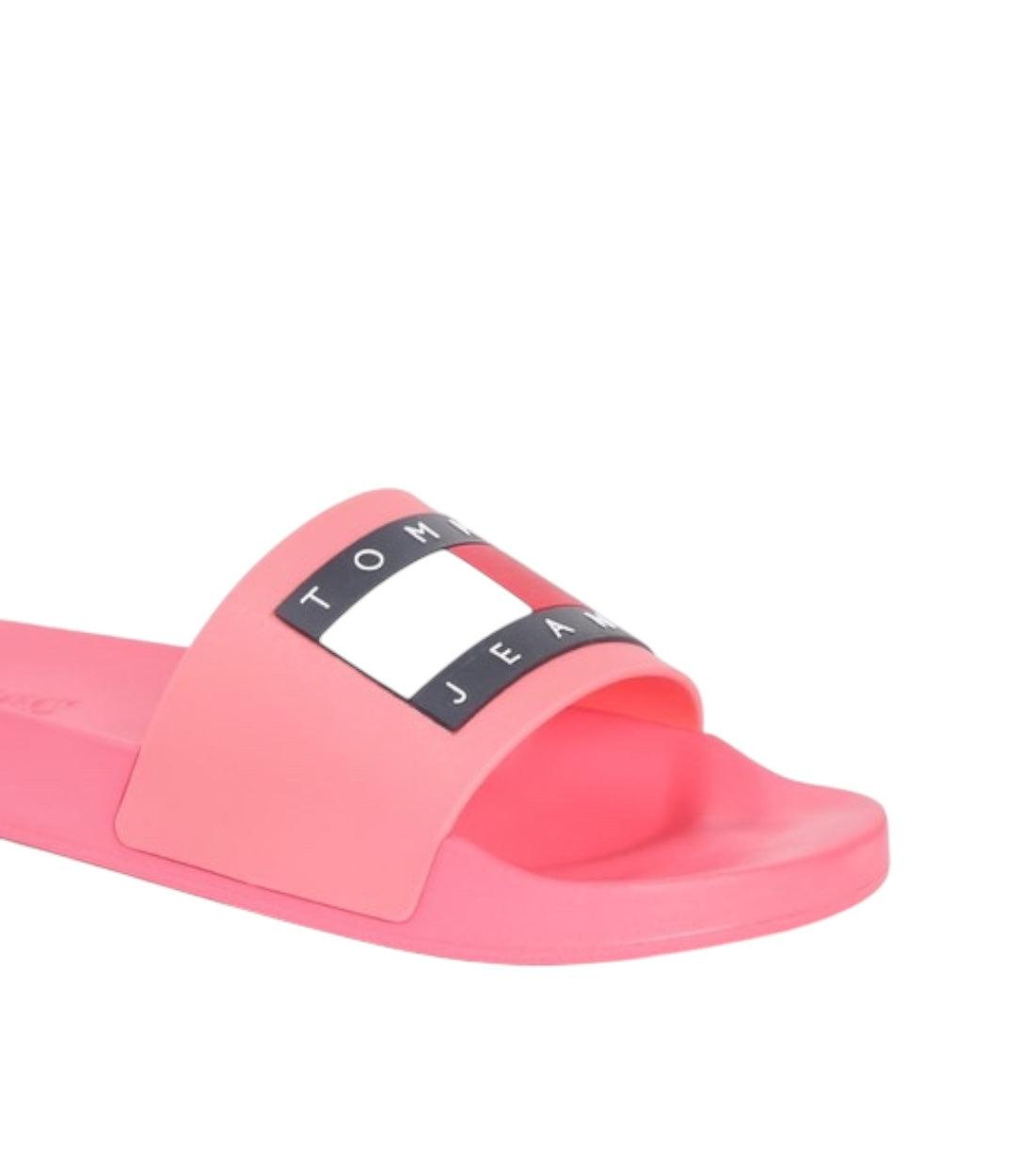 Tommy Hilfiger Jeans Brand Print Slippers