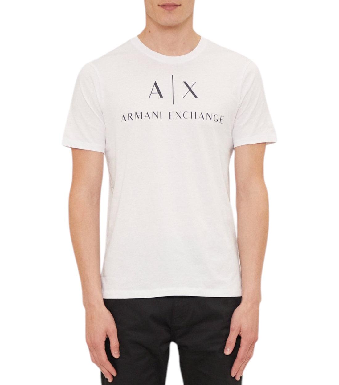 Armani Exchange Wit T-shirt Met Logo