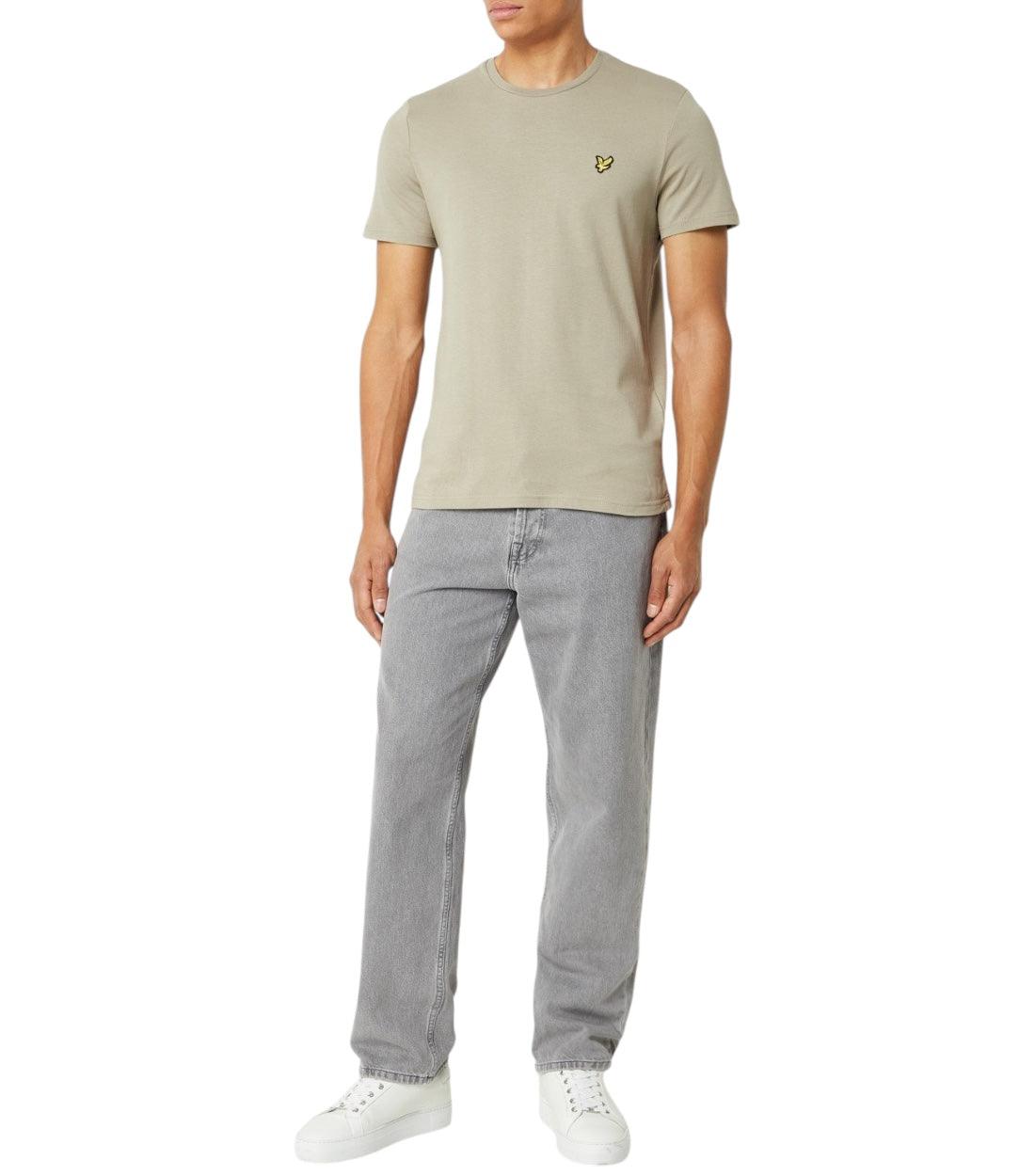 Lyle & Scott Olijfgroen Basic T-shirt