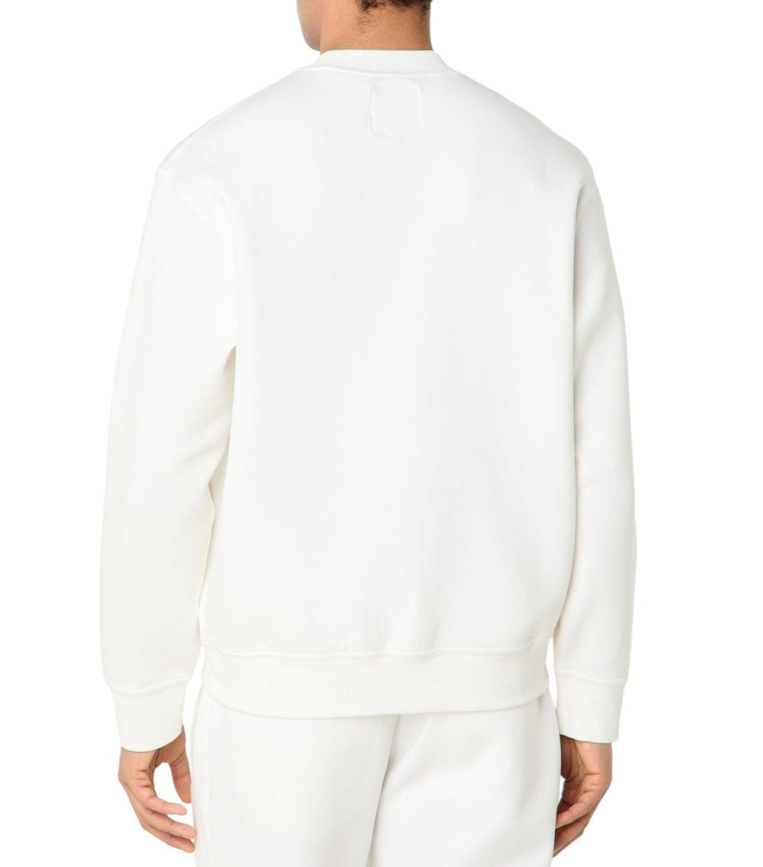 Armani Exchange Wit Trui Met Logoborduring