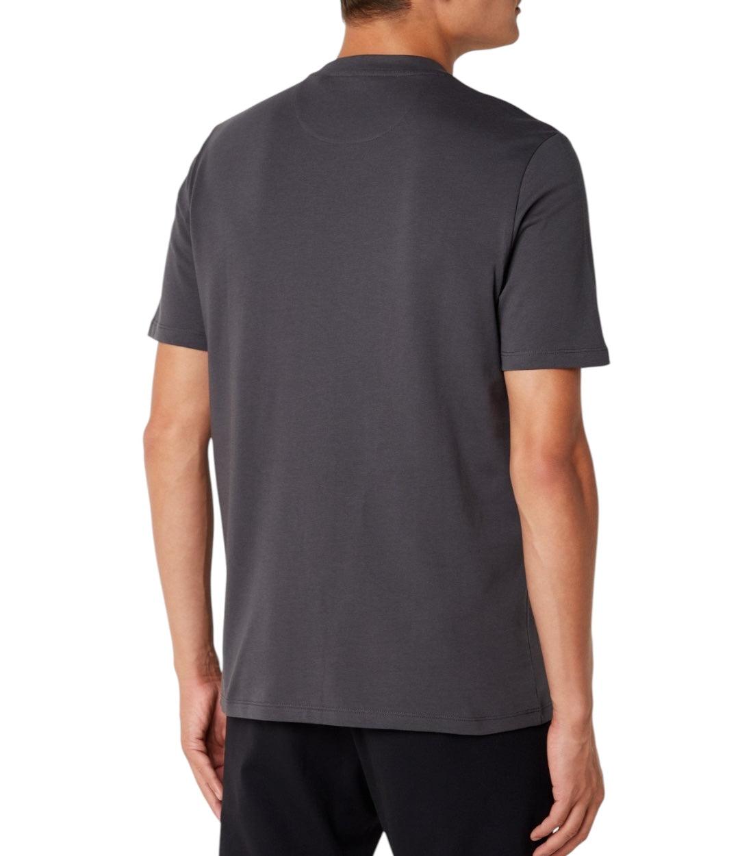 Lyle & Scott Grijze T-shirt Met Borstzak