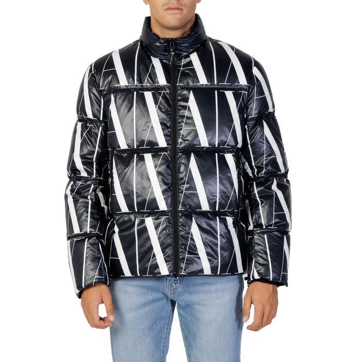 Armani Exchange Zwart Donsjas Met Logoprint