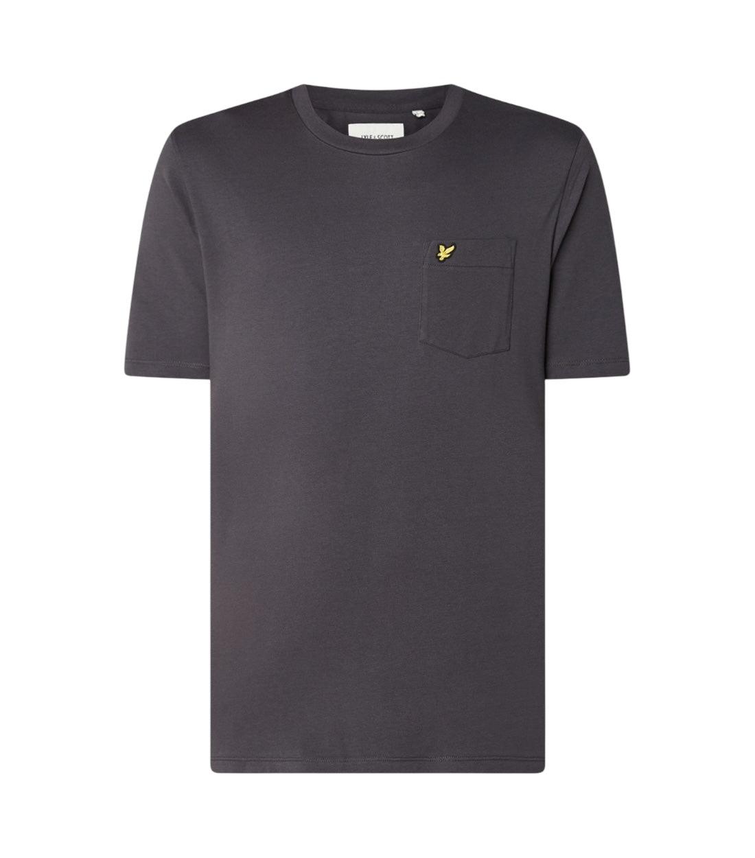 Lyle & Scott Grijze T-shirt Met Borstzak