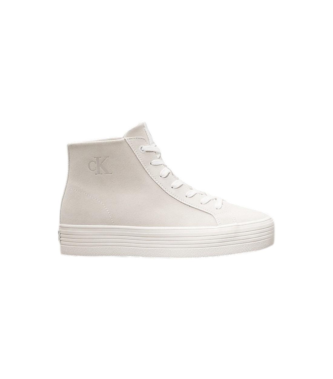 Calvin Klein Jeans High Top Suède Plateau Sneakers