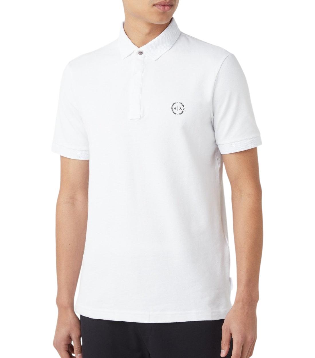 Armani Exchange Wit Polo Top Met Logo