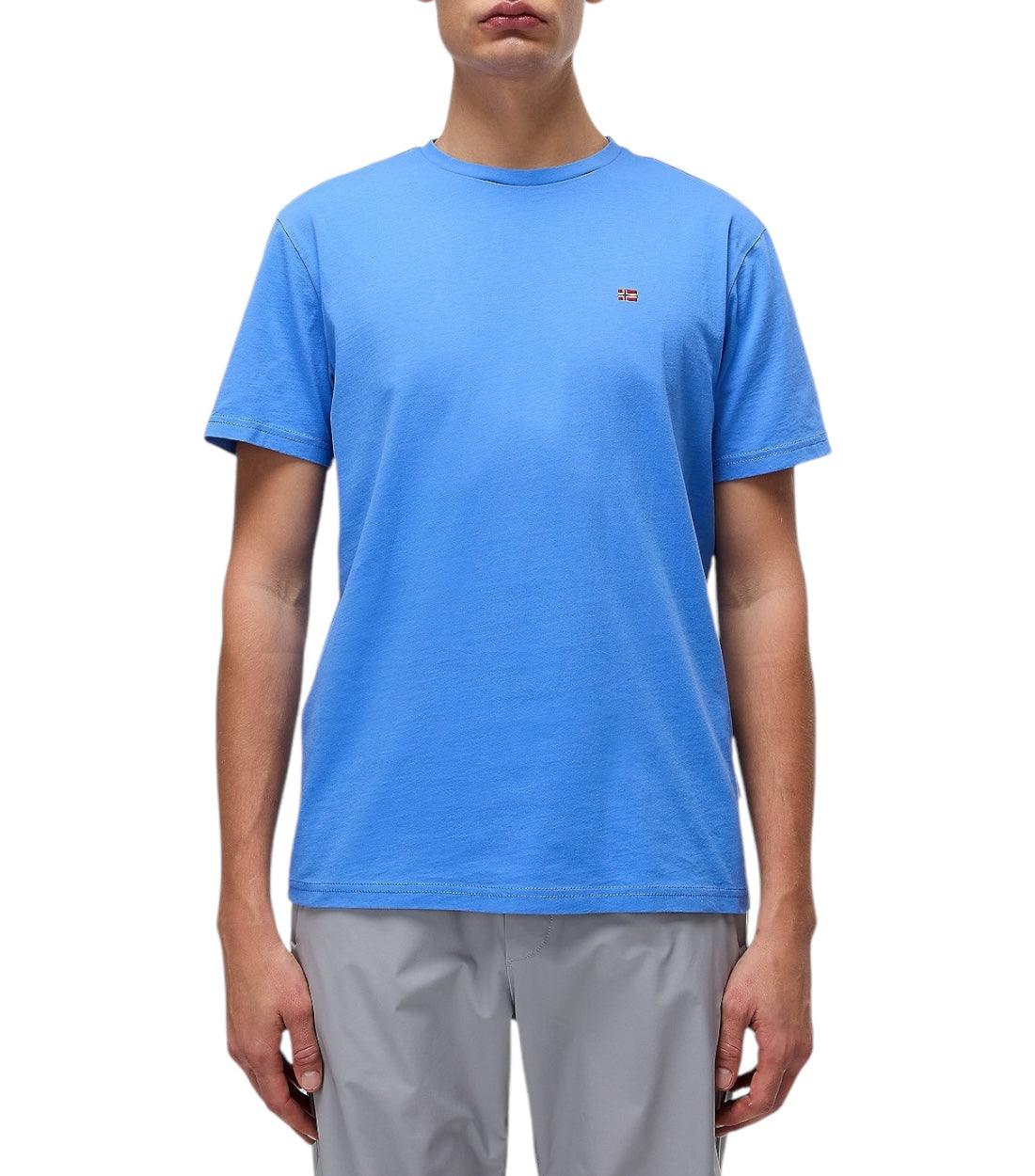 Napapijri Blauw Salis T-shirt voor Heren van Katoen