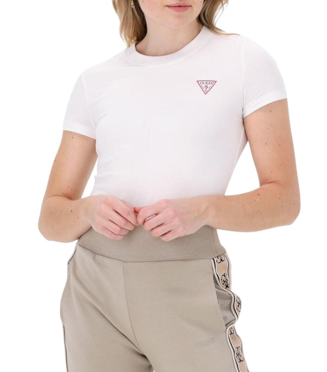 Guess Wit T-Shirt Met Mini Triangle Logo