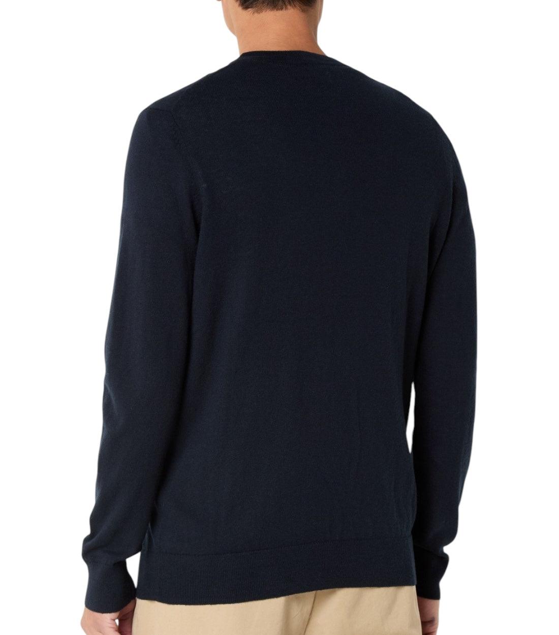Lyle & Scott Donkerblauwe Trui