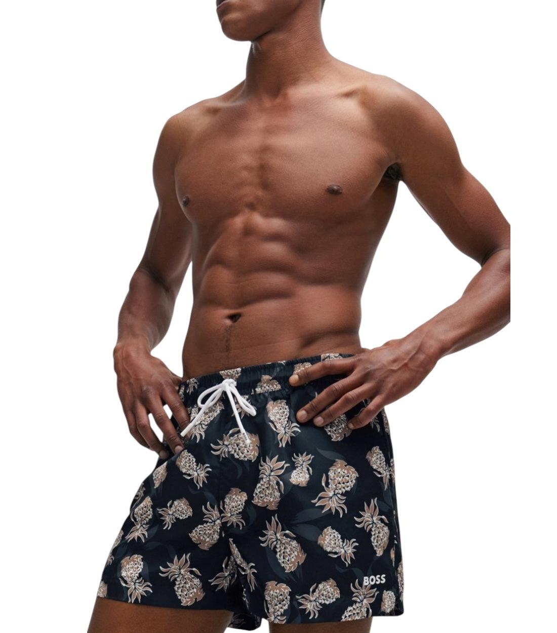 Boss Zwemkleding Met Pineapple Motief