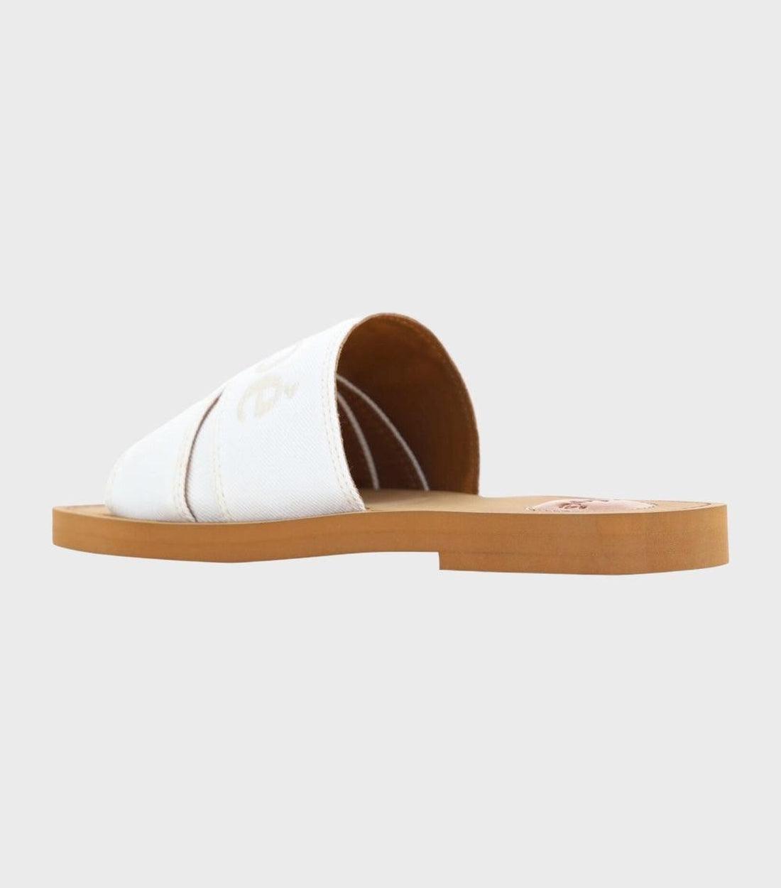 Chloé Woody Wit Sandalen Dames