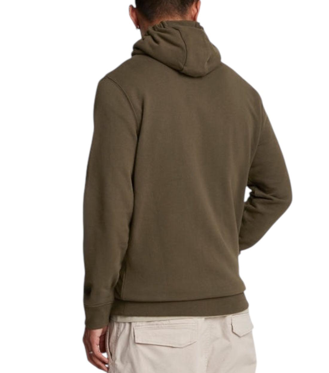 Lyle & Scott Groen Hoodie Met Rits