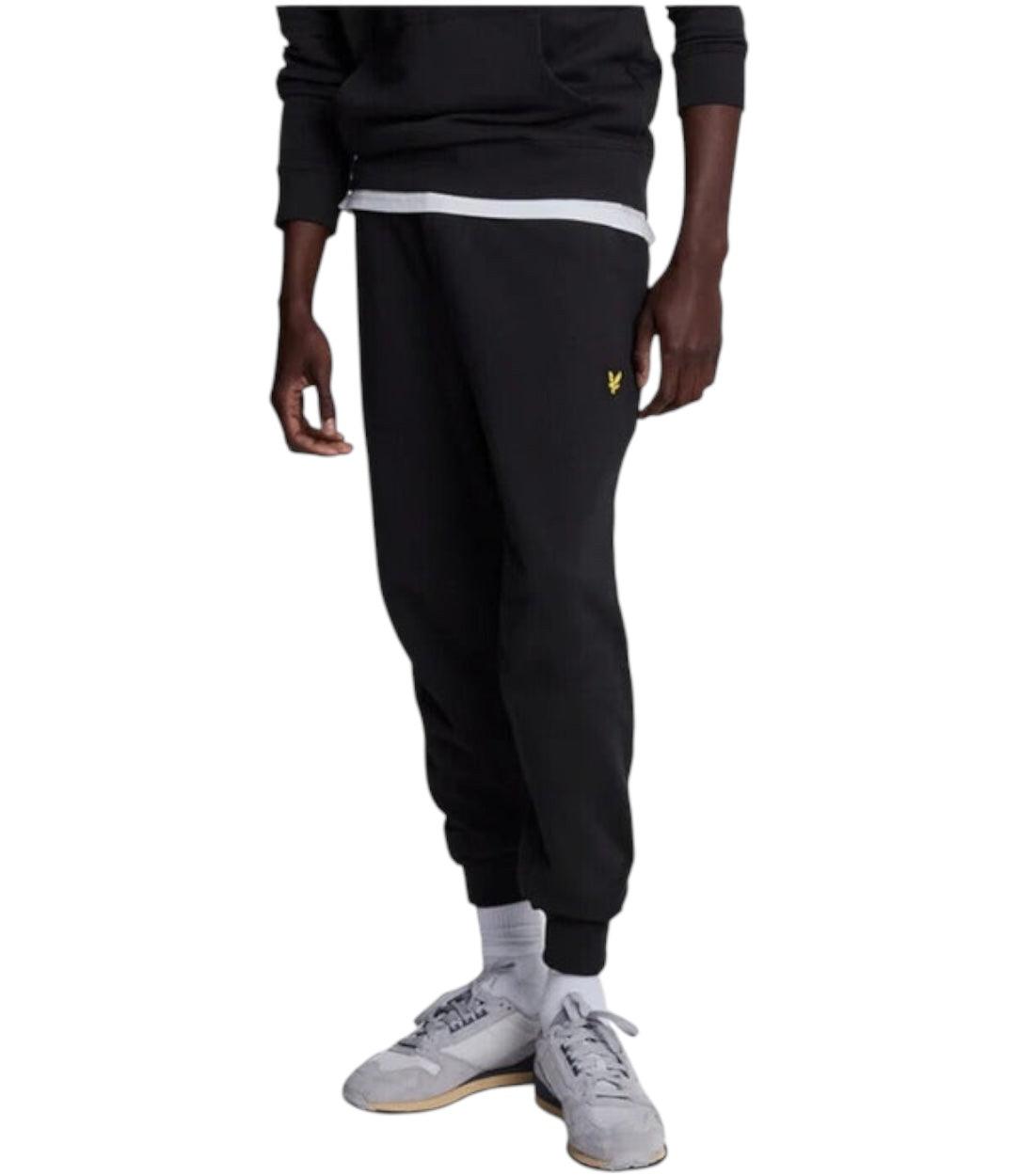 Lyle & Scott Zwart Jogger Met Logo