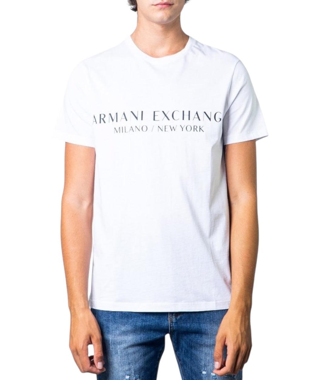 Armani Exchange Wit T-shirt Met Logo