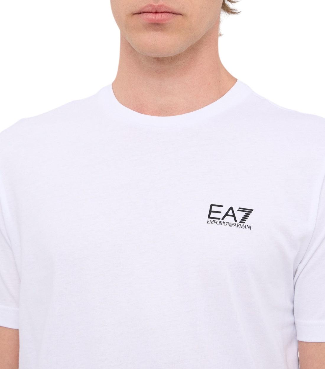 Ea7 Wit Basic T-shirt
