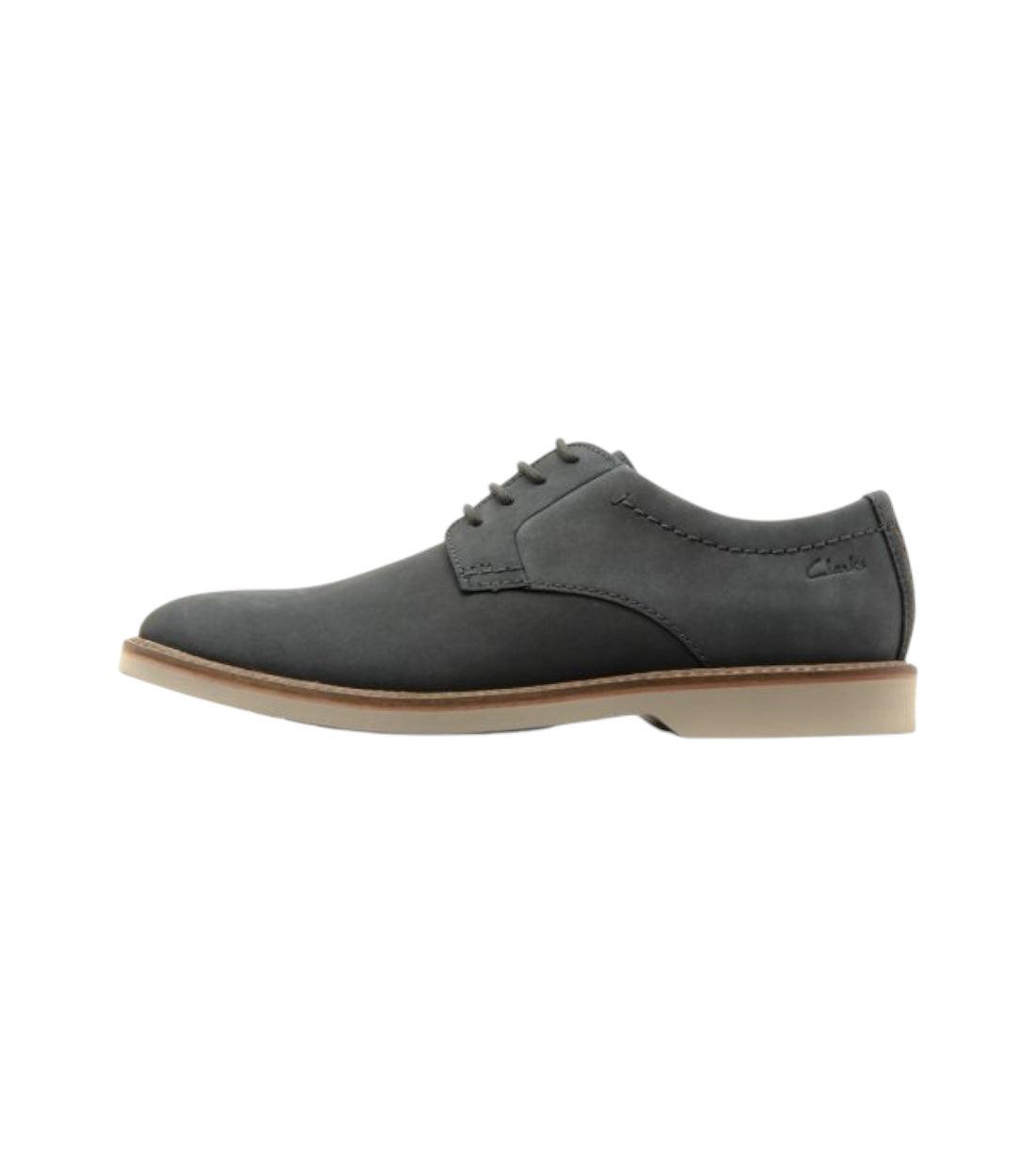 Clarks Heren Grijs Leren Oxford Lace Ups