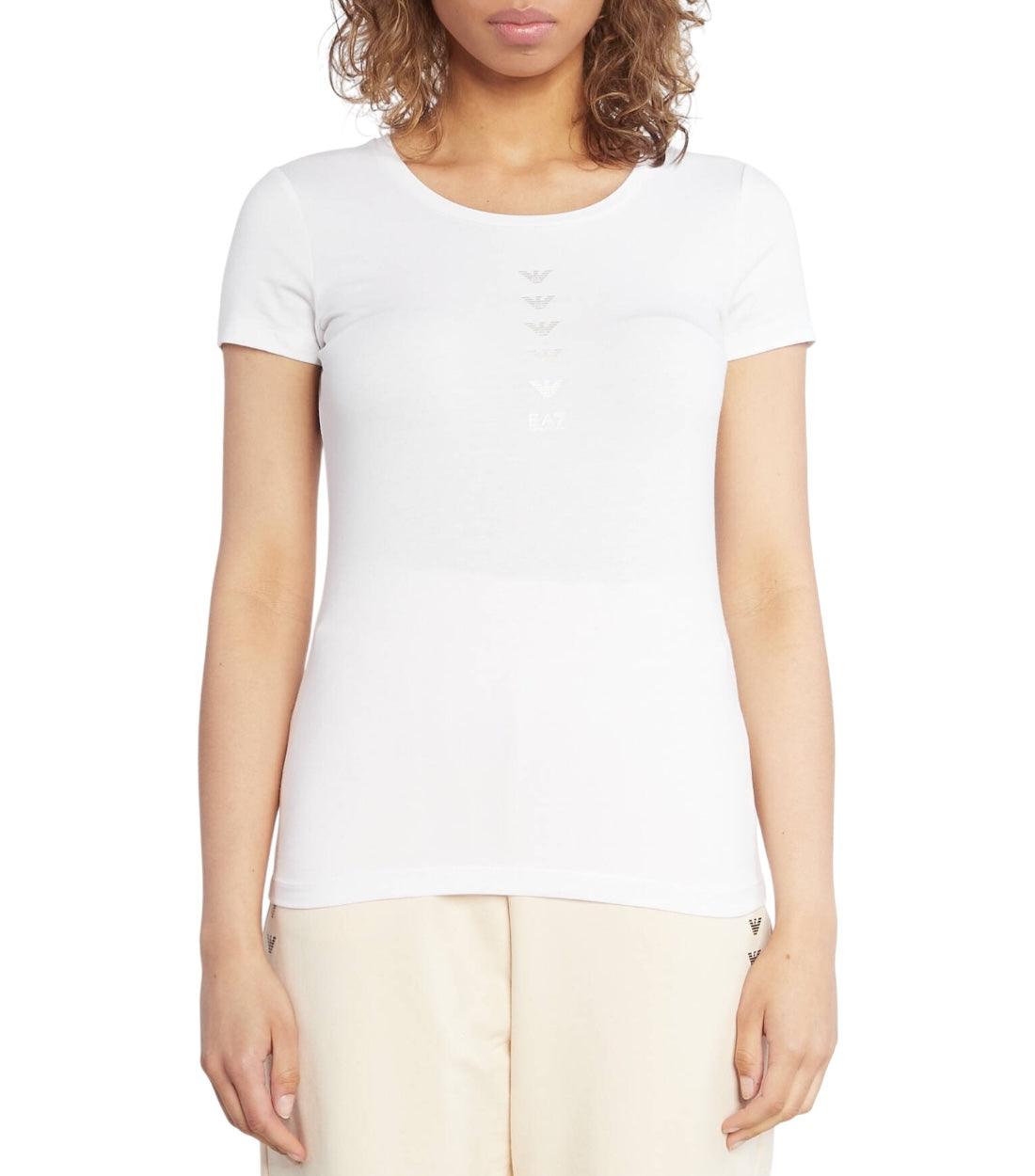 Ea7 Wit Slim Fit T-shirt