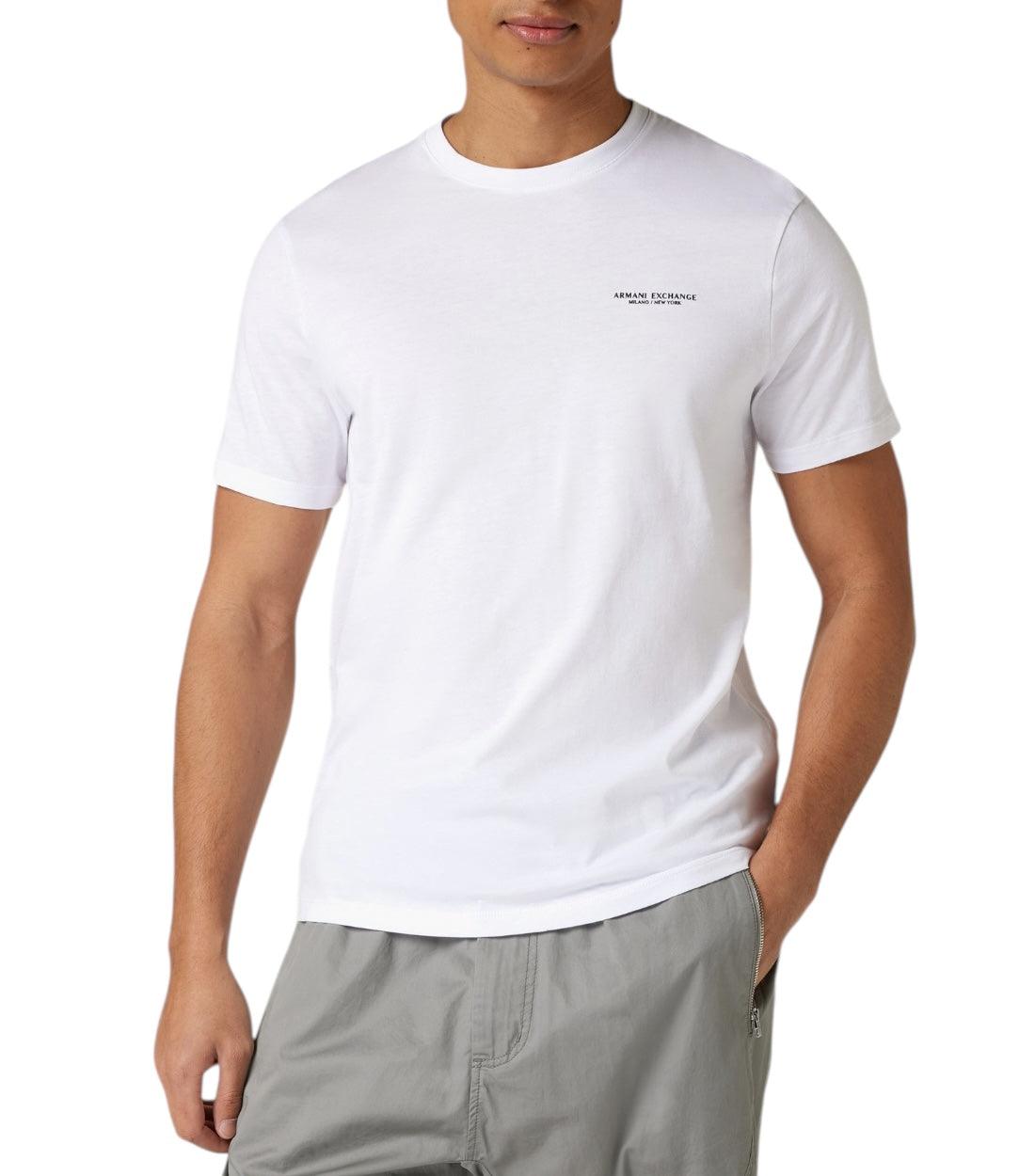 Armani Exchange Wit Basic T-shirt Met Logo