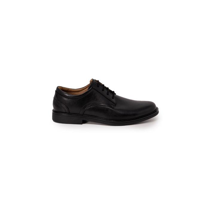 Clarks Zwart Leren Veterschoenen