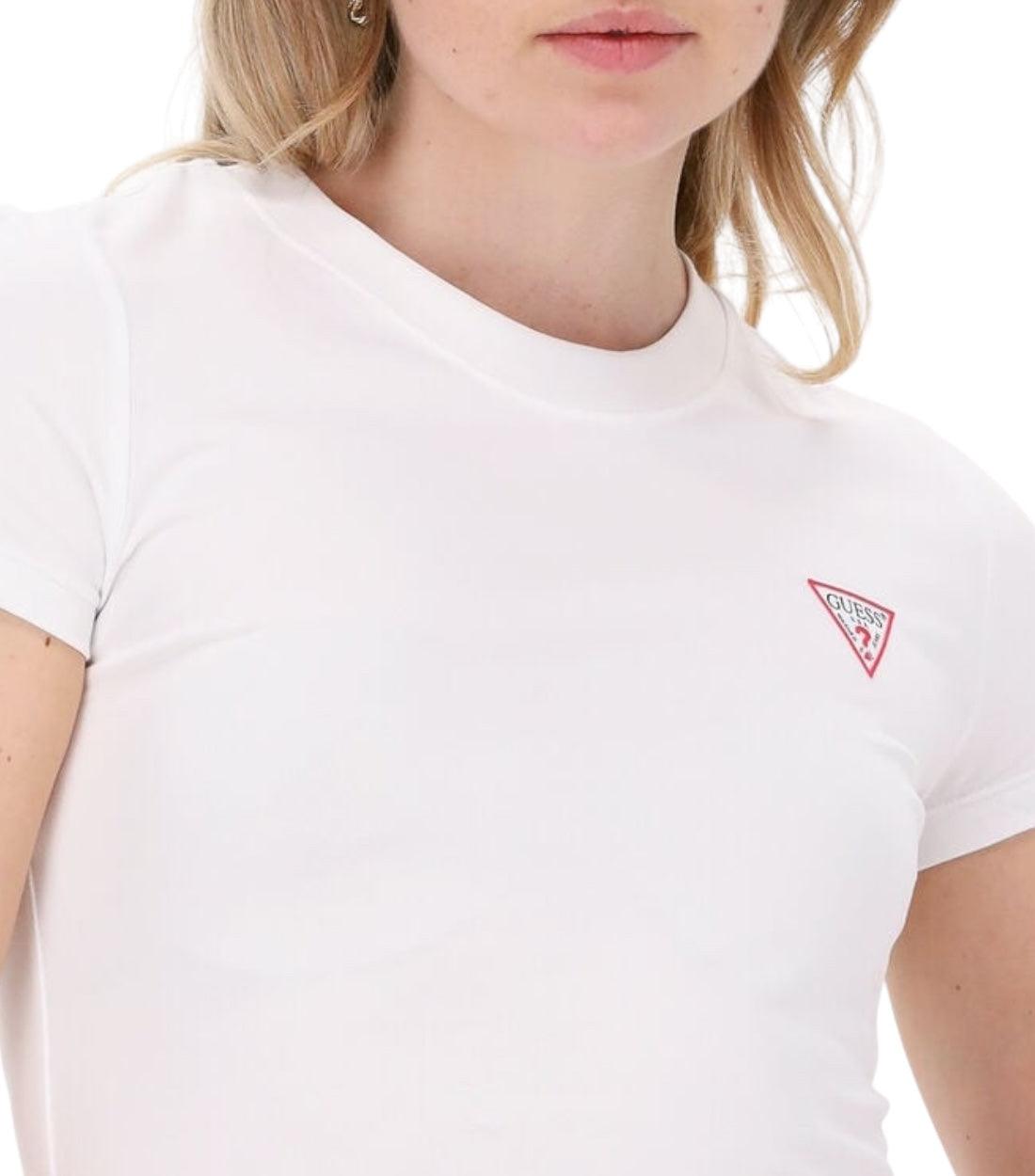 Guess Wit T-Shirt Met Mini Triangle Logo