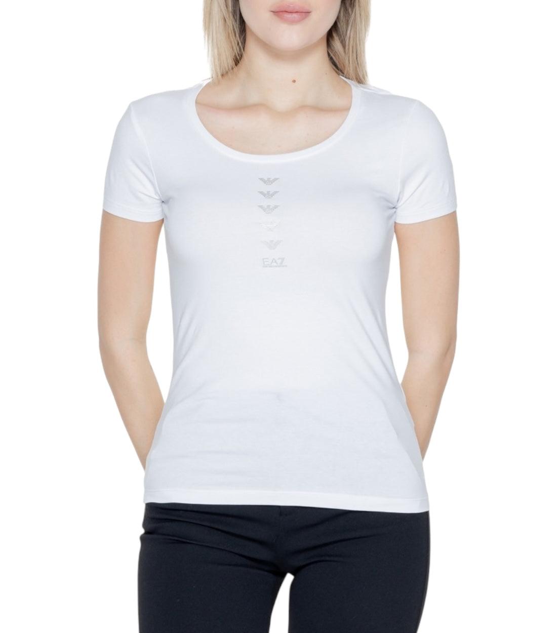 Ea7 Wit Slim Fit T-shirt