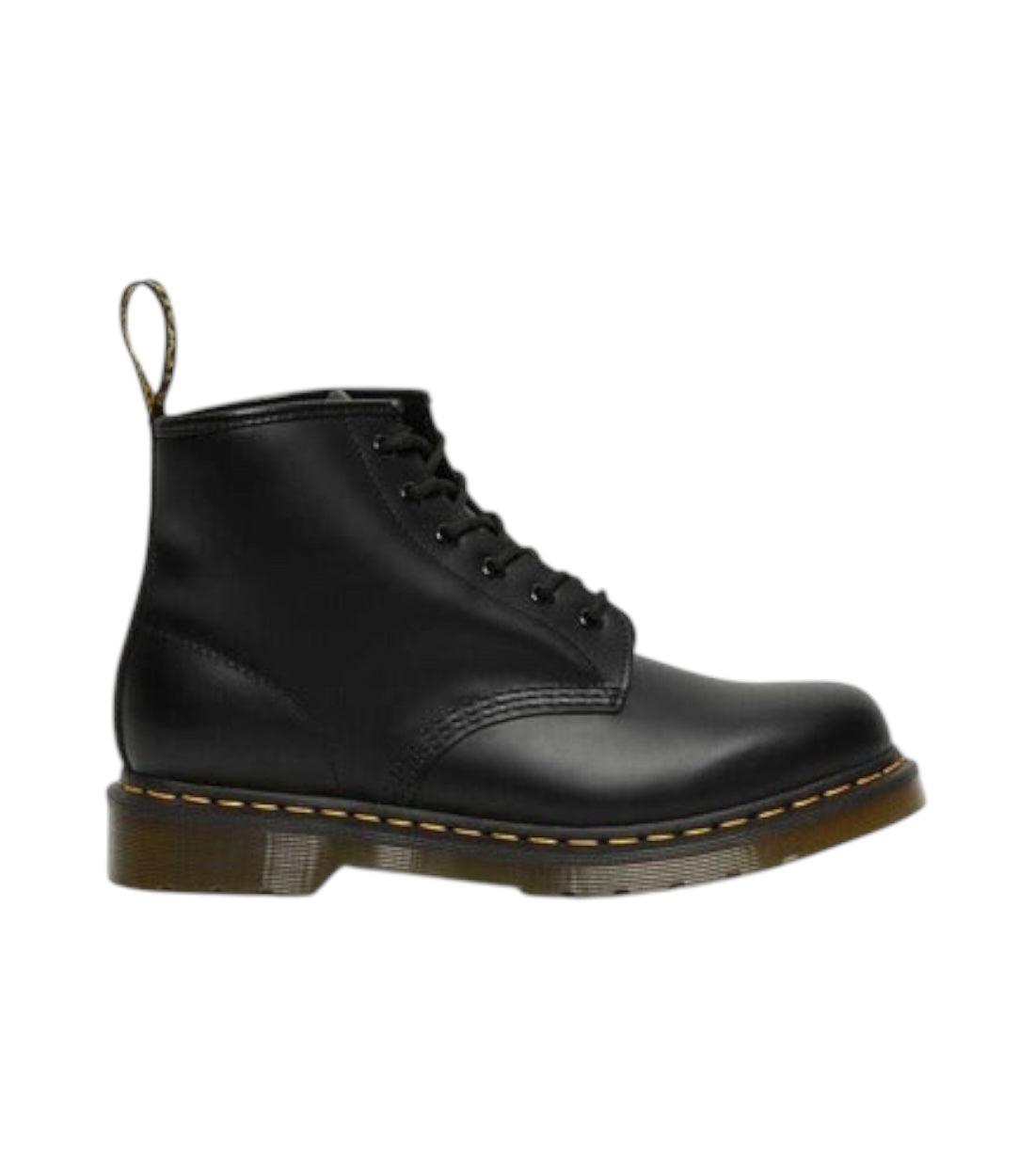 Dr. Martens Zwart Smooth Leer Enkel Laarzen