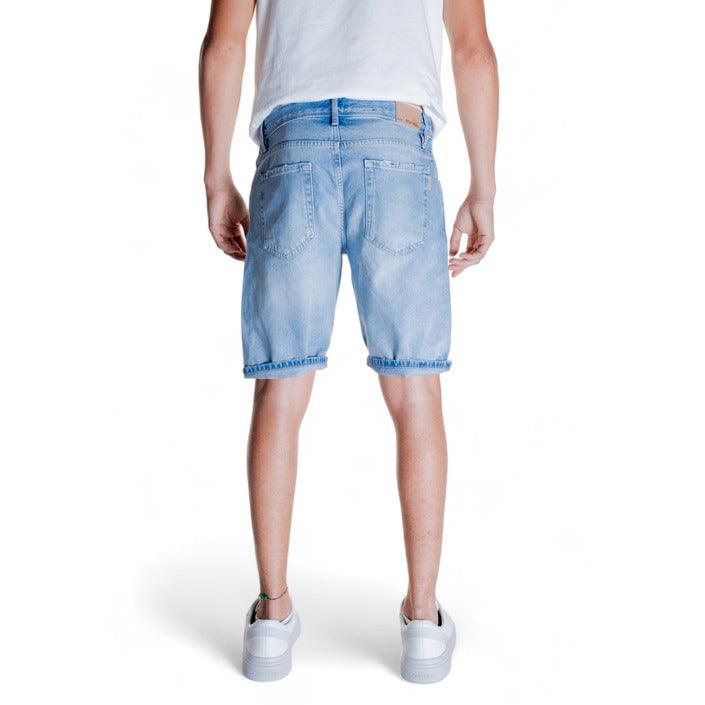 Antony Morato Blauw Denim Short