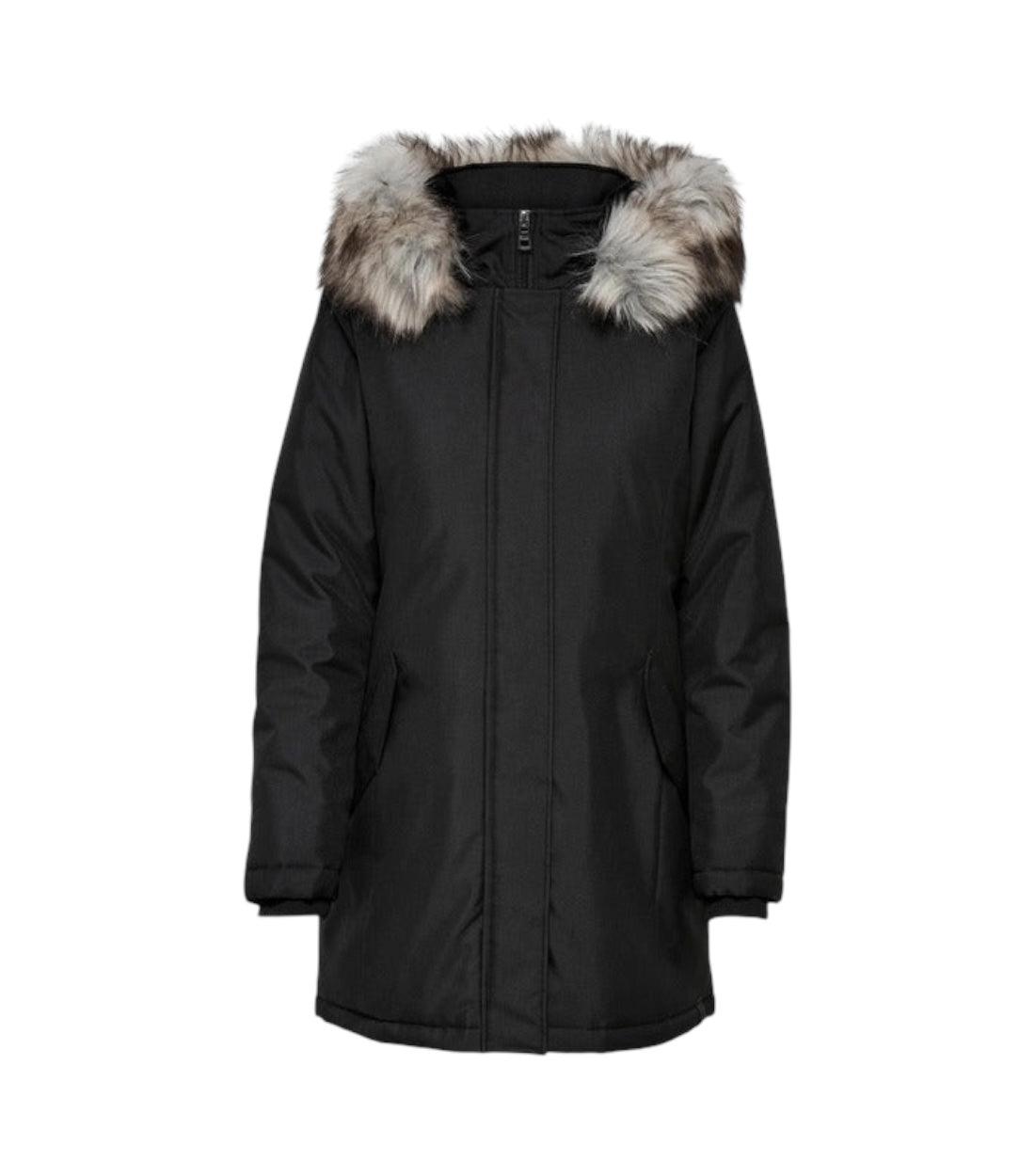 Only Zwart Parka Jas
