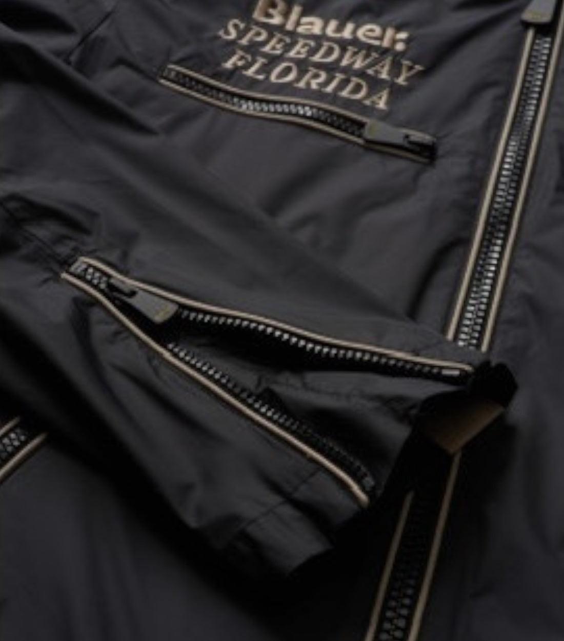 Blauer Zwart Biker Florida Jacob Jas