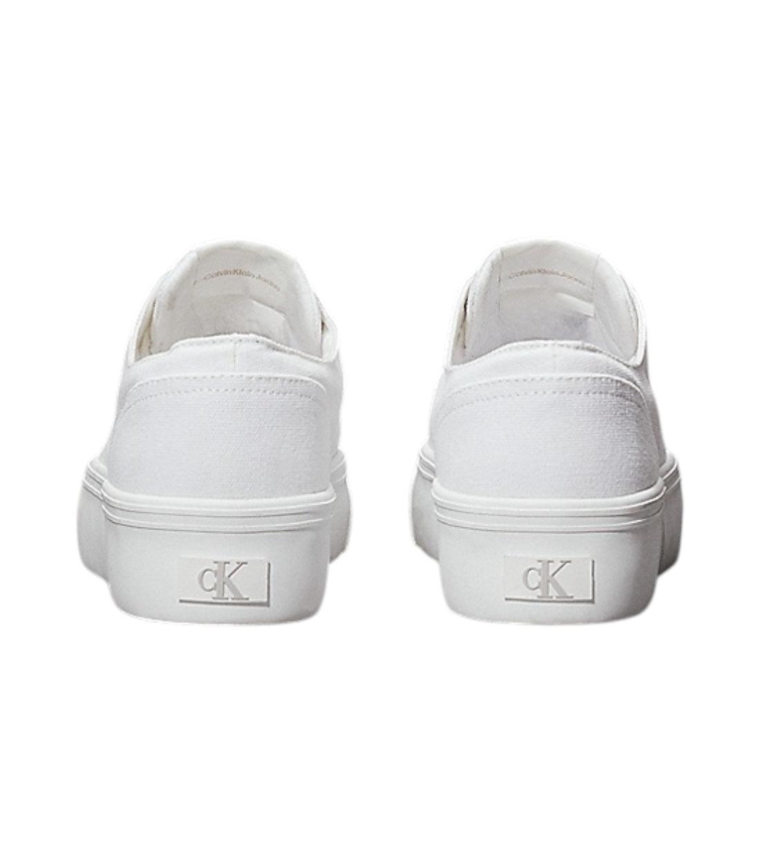 Calvin Klein Jeans Wit Platform Laag Sneakers