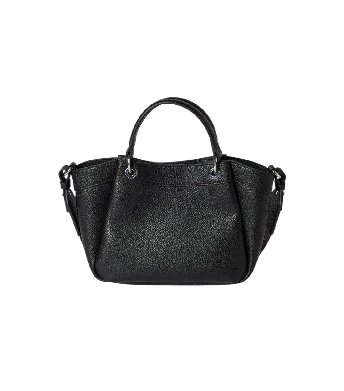 Armani Exchange Zwart Wave Tas Met Labeldetails