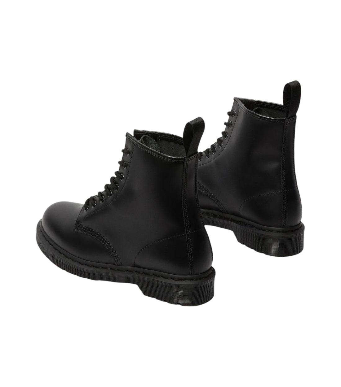 Dr. Martens Zwart Mono Leren Veterlaarzen