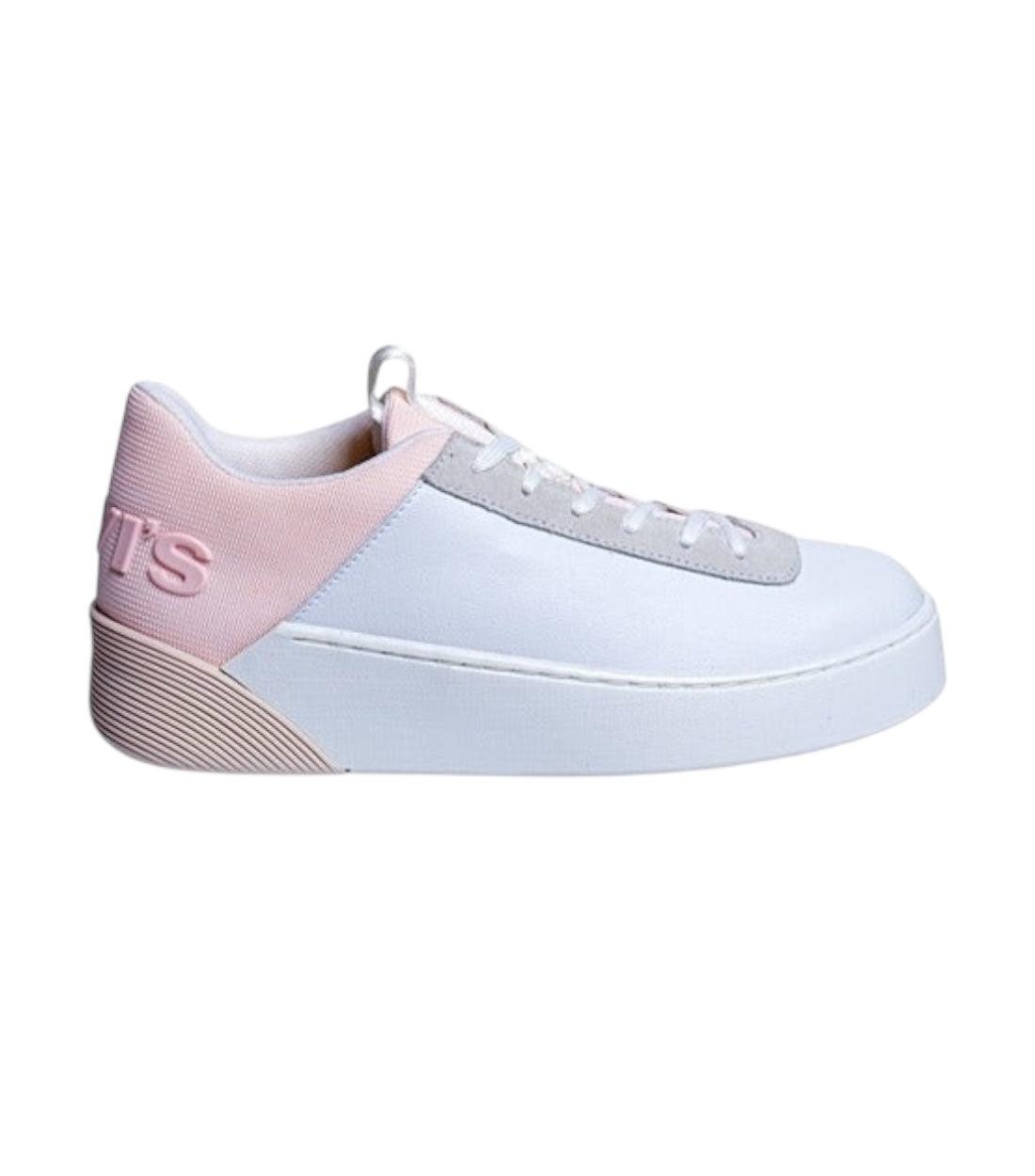 Levi`s Roze Sneakers Met Logo