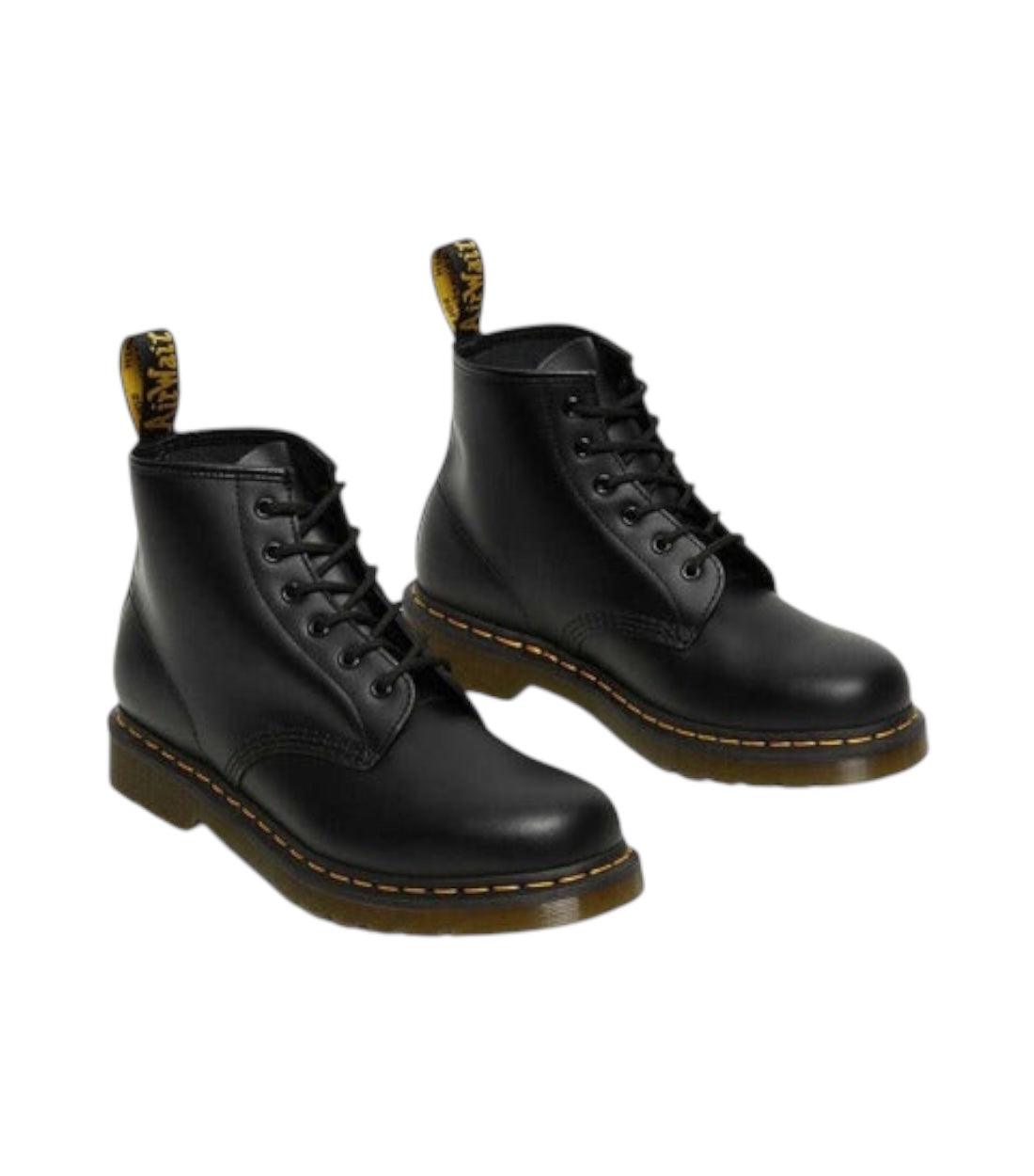 Dr. Martens Zwart Smooth Leer Enkel Laarzen